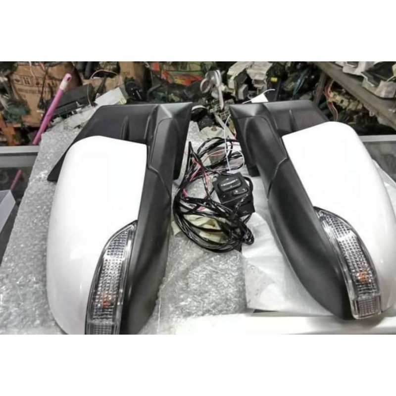 spion Toyota calya,Sigra 1 set + tombol spion elektrik miror lipet manual  untuk semua mobil calya/s