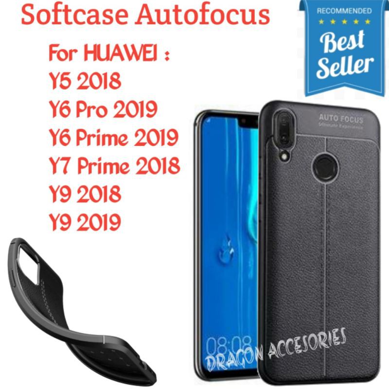 AUTO FOCUS HUAWEI Y5 2018 Y6 PRO Y6 Y7 PRIME Y9 2018 2019 SOFTCASE LEATHER CASE KULIT JERUK CASING S