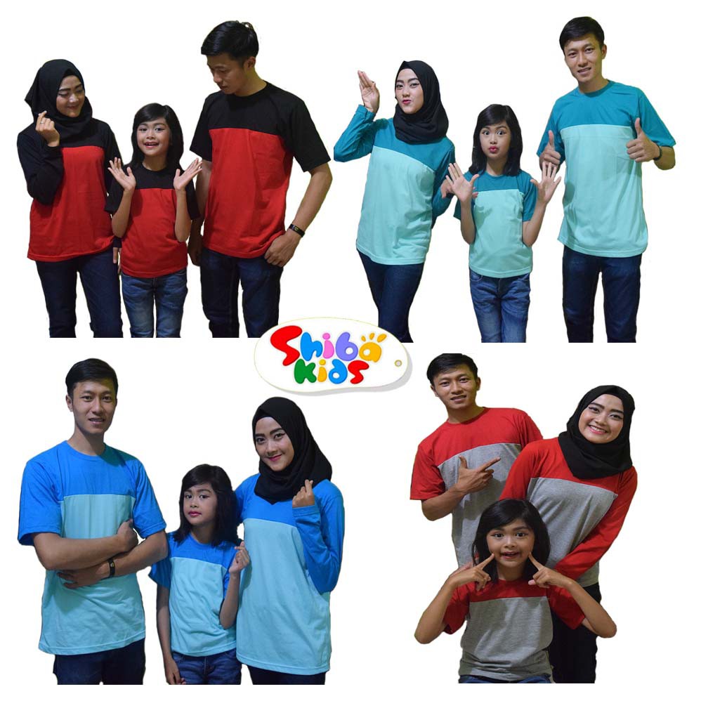  PO 4 HARI Baju Couple  Keluarga Kaos  oblong polos 