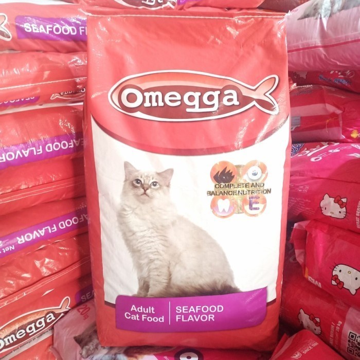 OMEGA TUNA - SEAFOOD 800GR REPACK, MAKANAN KUCING MURAH BAGUS BERKUALITAS