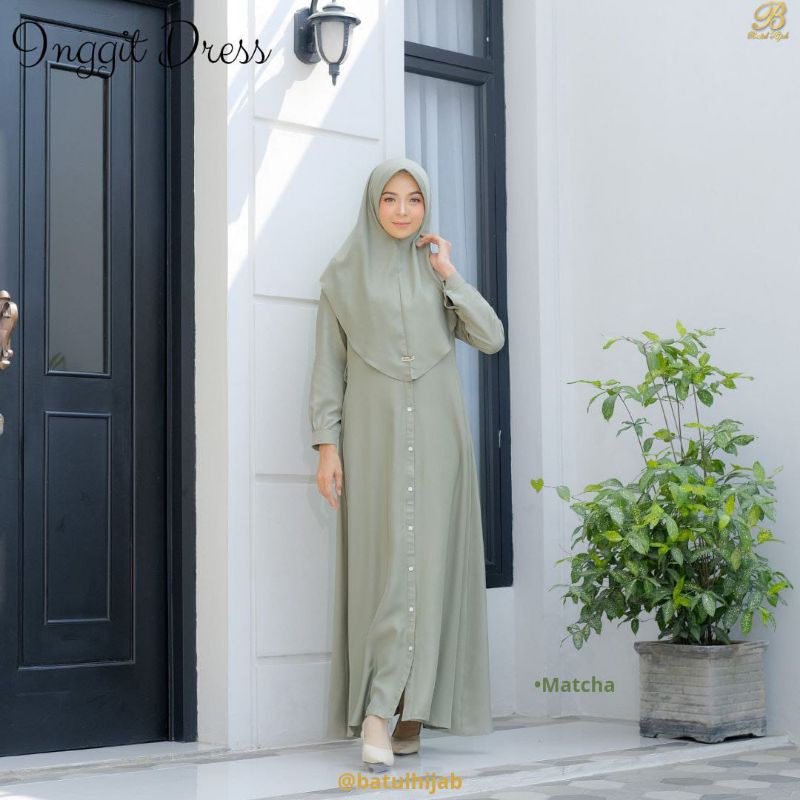 Gamis Set Khimar Terbaru Inggit Dress by: Batul Hijab