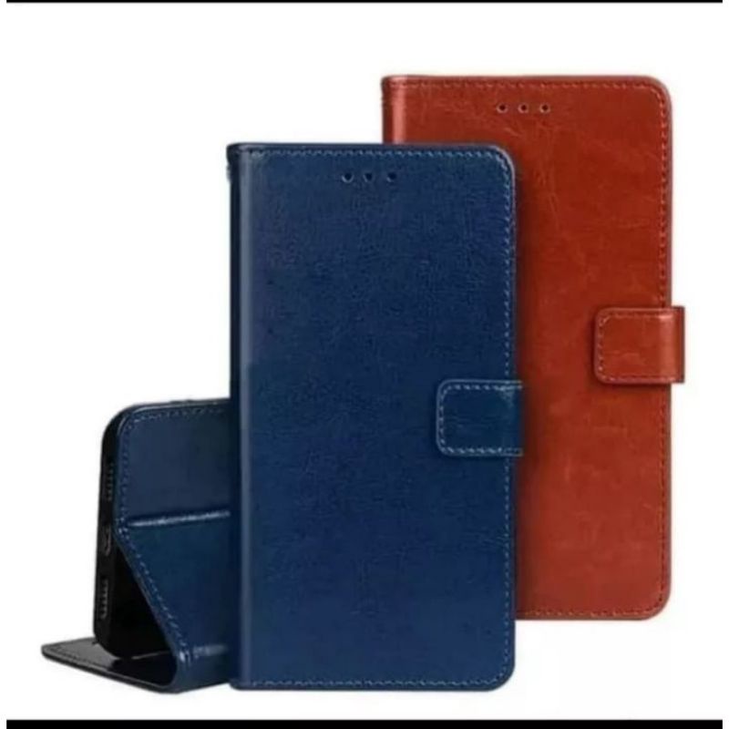 Dompet Case Flip Polos Type Samsung J1ACE J2PRIME J5PRIME J7PRIME J4+ J6+ Casing Dompet kulit COD