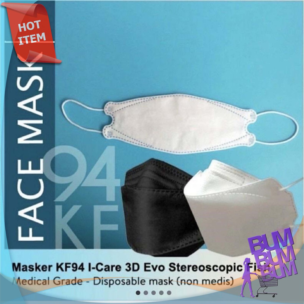 Masker KF 94 Korea Version /  Masker KF94 Murah / Masker KF94 EVO