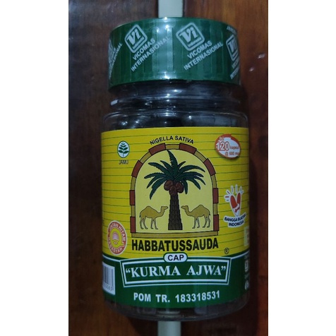 Habbatussauda Kurma Ajwa 120 cap