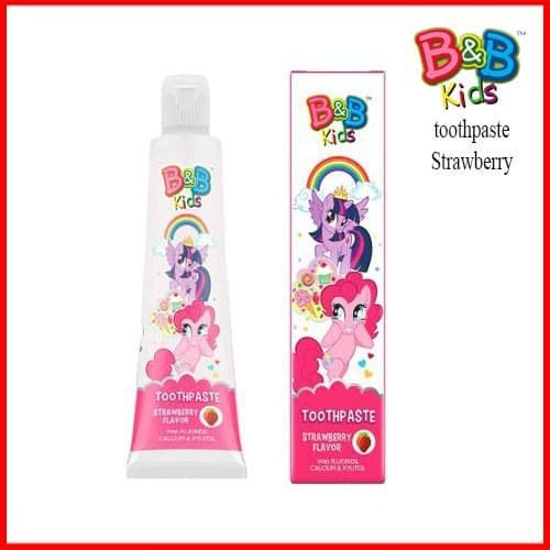 Jual B&B Kids Toothpaste Strawberry Flavor 50g | Shopee Indonesia