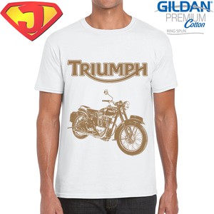 Kaos Classic Bikers - Motor Klasik Triumph 5 - Original Gildan