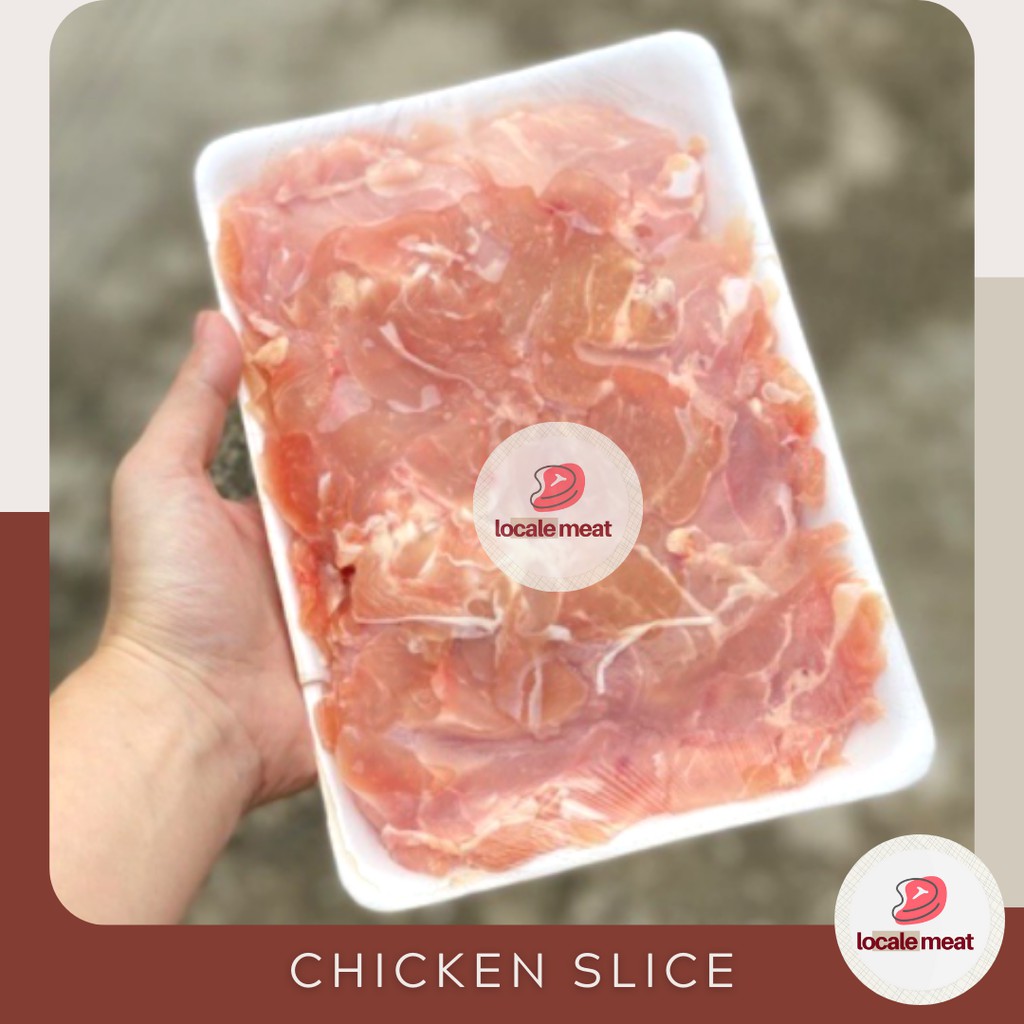 

Premium Daging Ayam Slice Grade Restoran 500gr