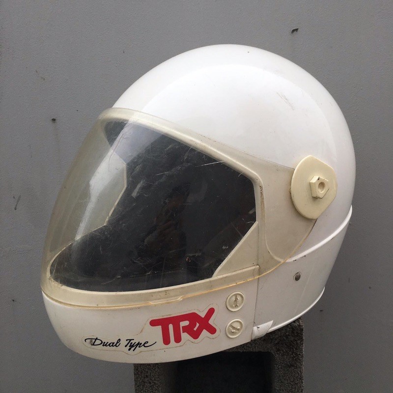 helm honda trx jadul lawas vintage cat busa ori