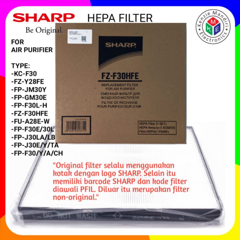 filter air purifier sharp original fp f30y fz f30hfe