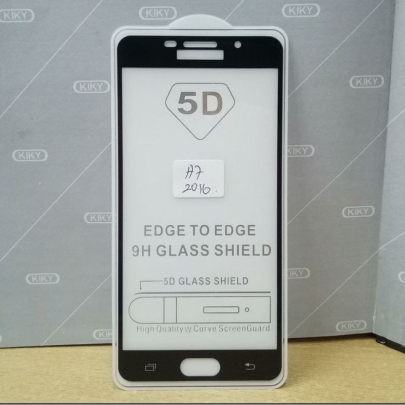 Samsung Galaxy A7 2016 Tempered Glass Full Layar Anti Gores Kaca