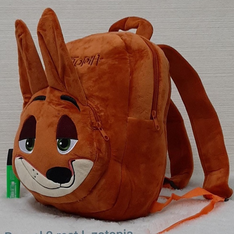 Tas Ransel Zootopia/Backpack Anak Tk Sd/Tas Boneka/Tas Karakter/Kado Tas Anak