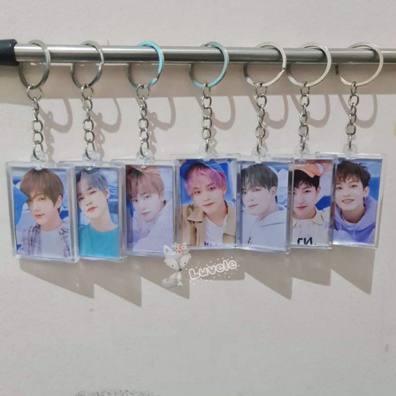 NCT Dream Laundry Shop Acrylic Clear Keychain Gantungan Kunci Akrilik