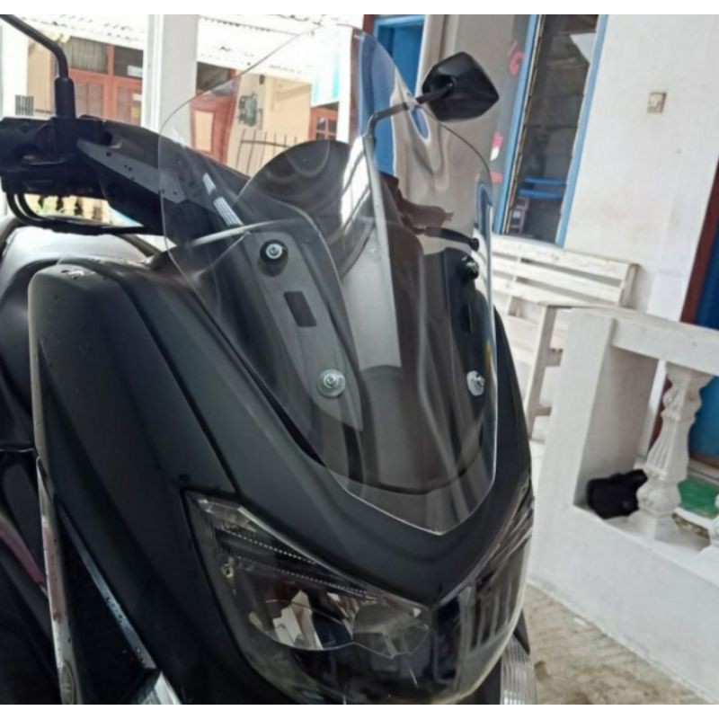 WINDSHIELD VISOR NMAX PENDEK BUBBLE SPORTY