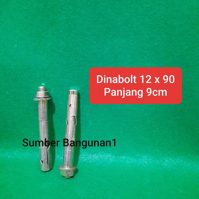 Dinabolt 12 x 90 baut dinabolt panjang 9cm