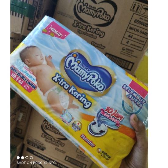 Sudah READY.. mamypoko nbs s isi 44 new born perekat bayi baru lahir popok