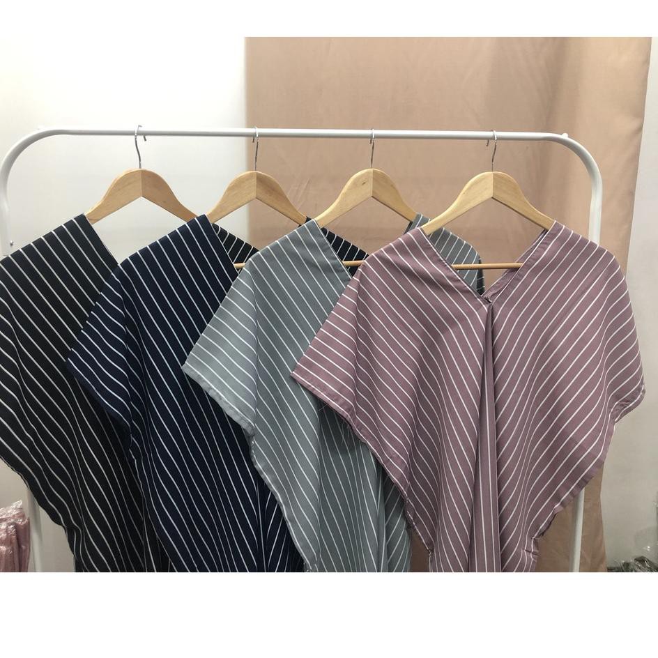 TCN TUNIK HAMIDAH OBLONG KUPU KUPU SALUR WOLFIS PREMIUM KODE : J65 ○