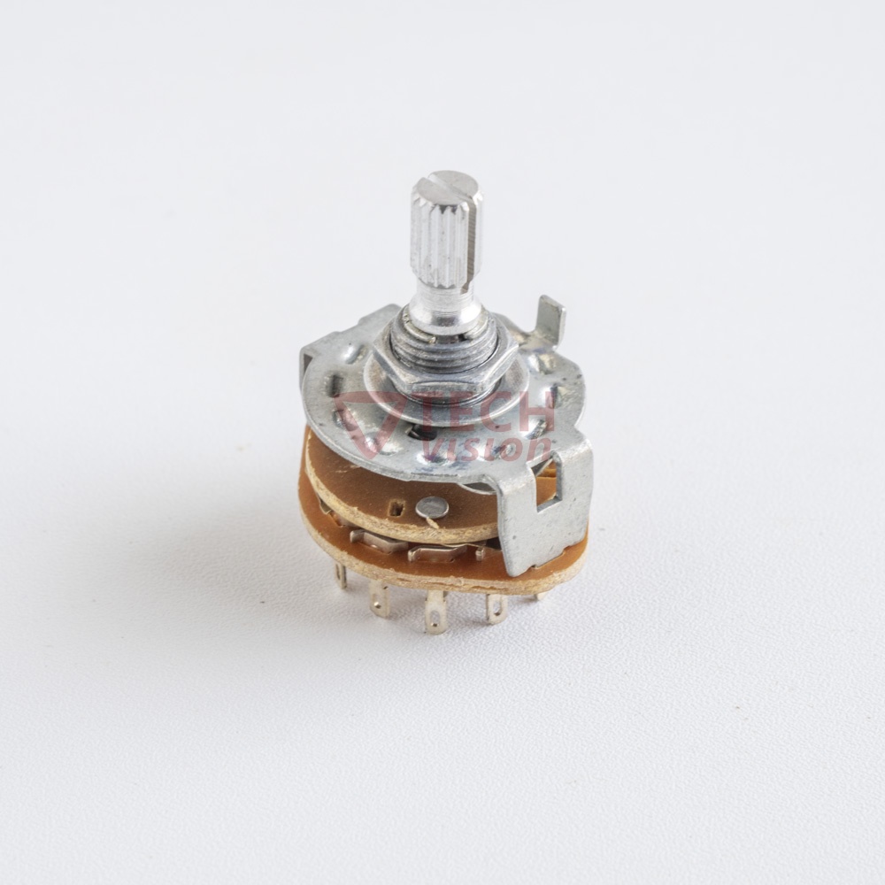 Rotary Switch 4 x 3 3 posisi Saklar Selector Putar 3way 4x3