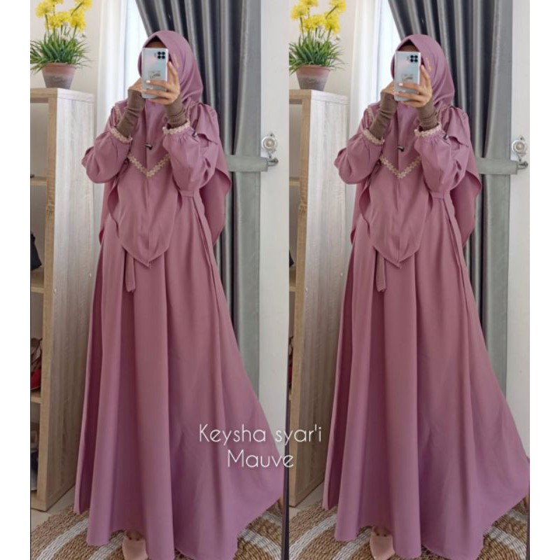 Gamis Diana, Keysha, Samaya, Nafisa set hijab by Athata Exclusive