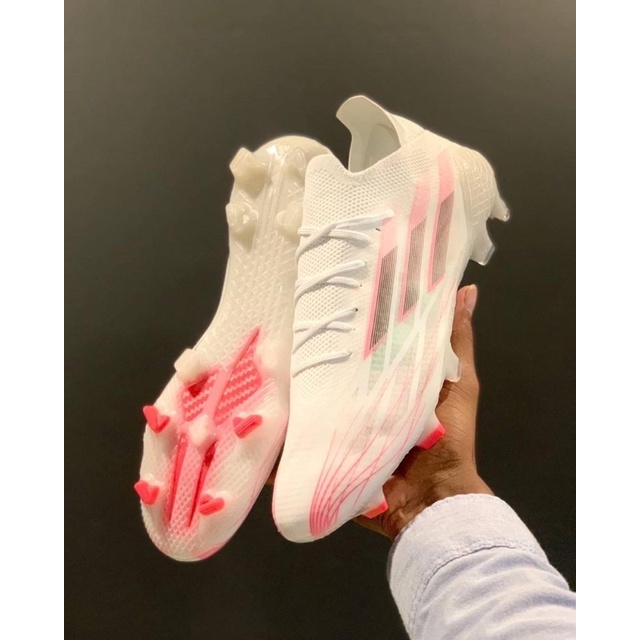 Sepatu Bola Adidas X Speedflow White Pink