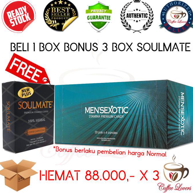 MENSEXOTIC STAMINA CANDY ORIGINAL 80 PCS TERPERCAYA TERMURAH