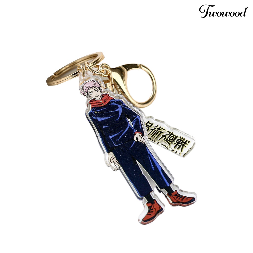Gantungan Kunci Desain Kartun Anime Bahan Akrilik Untuk Hadiah