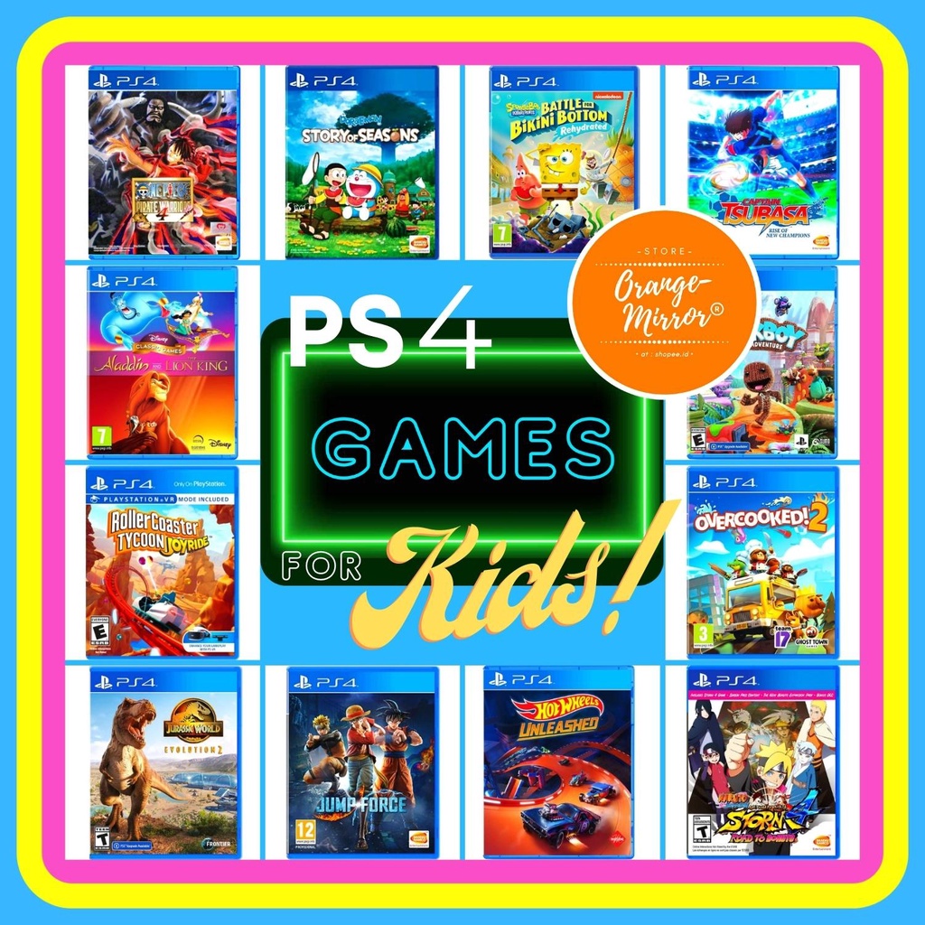❤ ⭐ PS4™GAMES FOR KIDS  ⭐ ❤ kaset bd dvd cd game ps4 ps playstation 4 untuk anak anak lego marvel av
