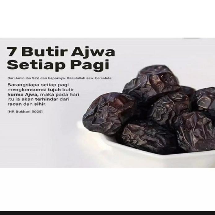 

Kurma Ajwa 1kg/Kurma Nabi/Nabis/Obat sihir