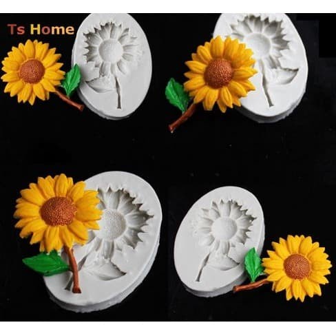 3D Silicone Mold Fondant Cake Decoration - Sunflower