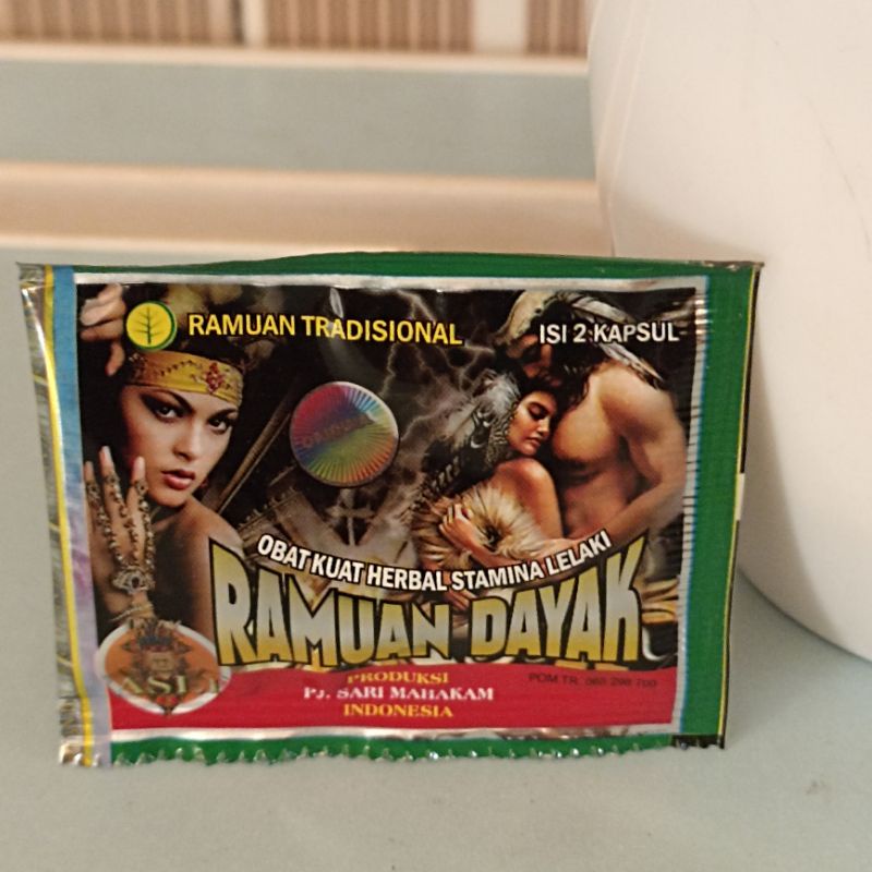 Jual Kapsul Ramuan Dayak Obat Kuat Herbal Stamina Lelaki 1 Sachet