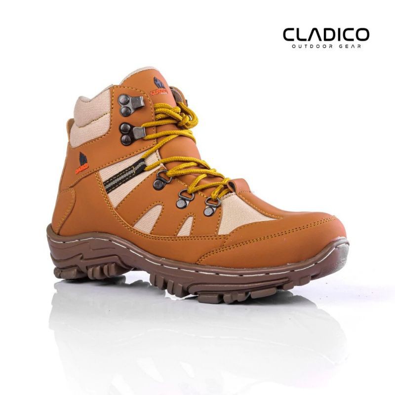 Cladico Roadster High Sepatu Safety Boots Pria Kulit Sintetis Premium Sol Kuat Ringan