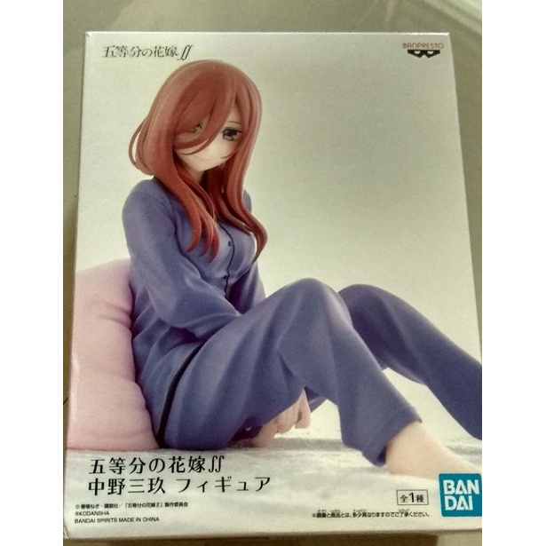 Limited Edition Mainan Figure  Miku Nakano Sanjiu Action Figure Goutobun No Hanayome