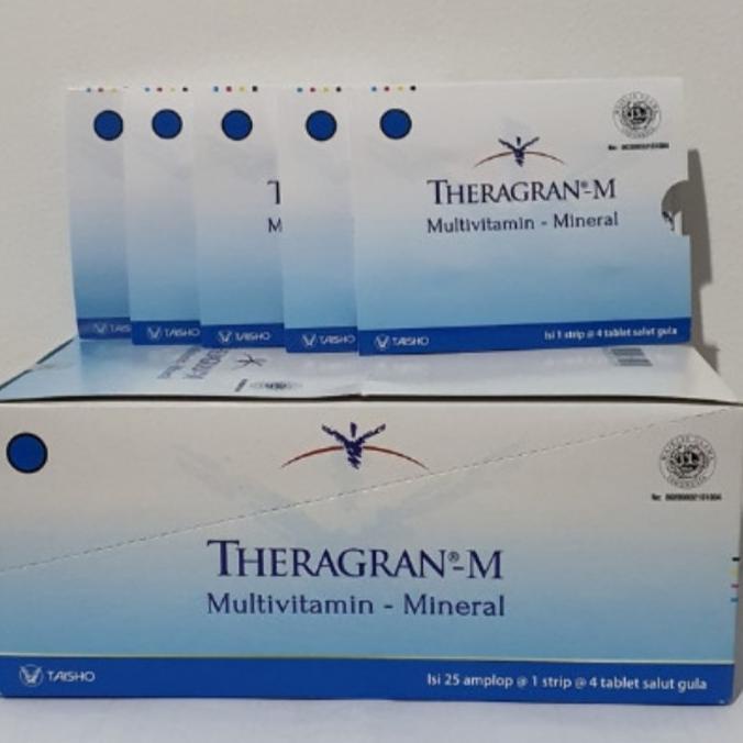 Theragran M 1 box 25 strip 100 tab