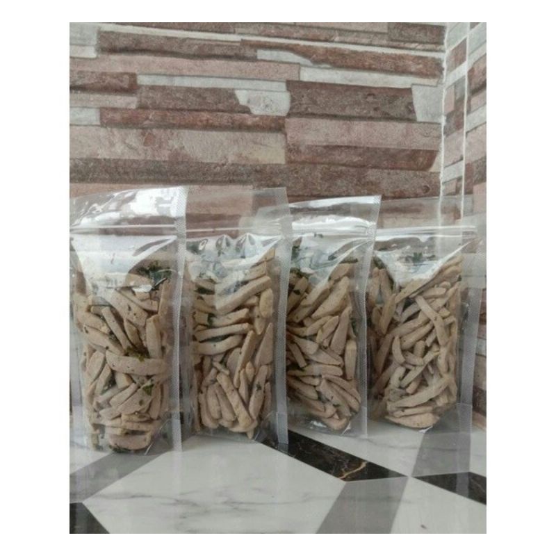 

Basreng original dan basreng pedas ekstra daun jeruk isi 100gram