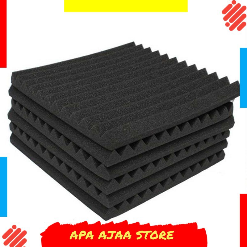 Terlariss !! JROD Busa Telur Peredam Suara Soundproof Foam 30x30x2CM 6PCS - SFS1