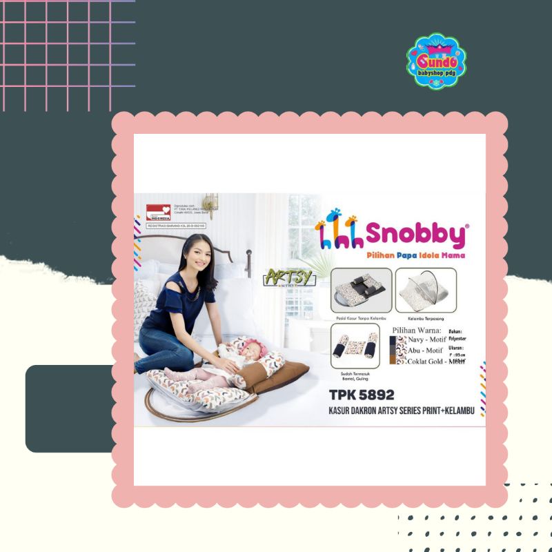 Kasur Bayi Dakron Snobby Artsy Series TPK5892