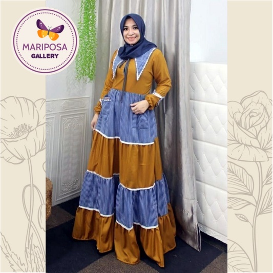 DEURA Busana Muslim Terbaru / Dress Deura / Gamis Deura Original / Setelan Gamis Deura 253 Original