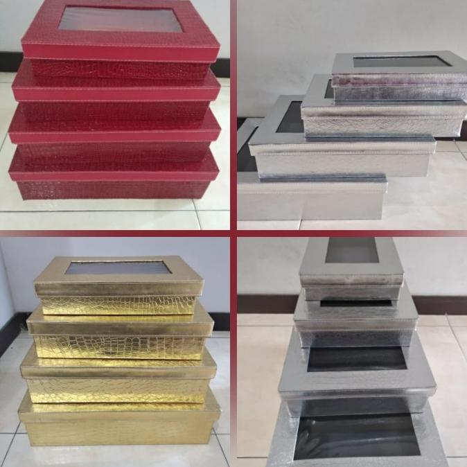 

[COD] Kotak Seserahan model Kotak bahan Kulit khusus gojek [COD]