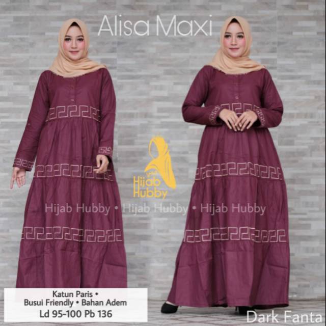 Gamis Alisa Maxi Dress