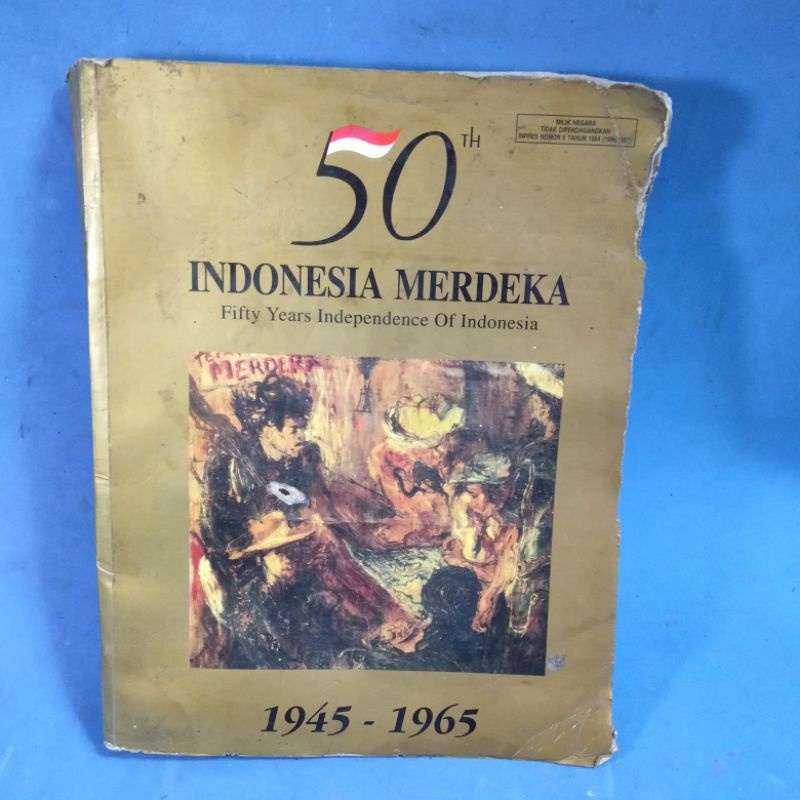 Jual buku 50 Tahun Indonesia Merdeka 1945 1965 jadul vintage antik ...