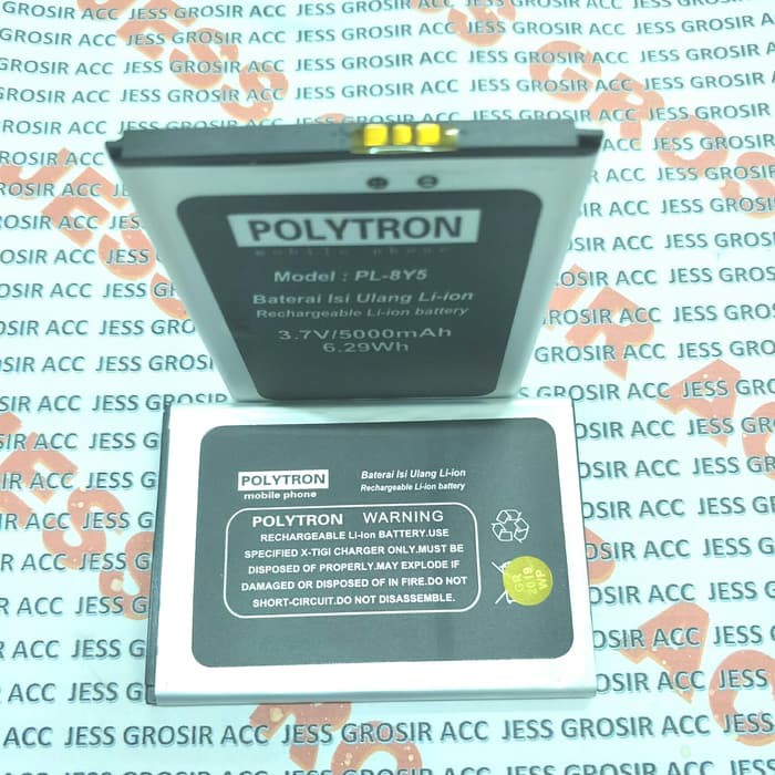 Baterai Battery Original Polytron Rocket T5 R2508 3G , PL-8Y5 , PL8Y5