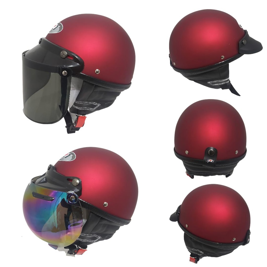 Helm Chip JPN Maroon Doff