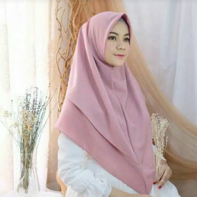 Segi empat instan 2layer(Diamond crepe)