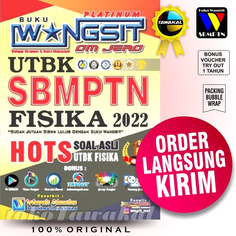 Buku Wangsit Spoiler UTBK SBMPTN 2022 / FISIKA Platinum | Shopee Indonesia