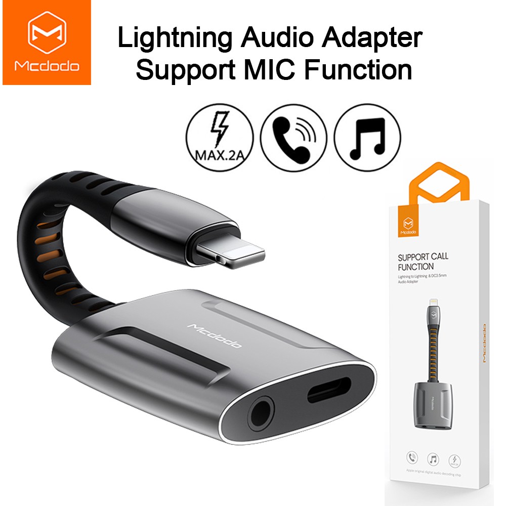 Jual Mcdodo Aux Audio Cable Adapter Lightning To 3.5mm Jack Converter