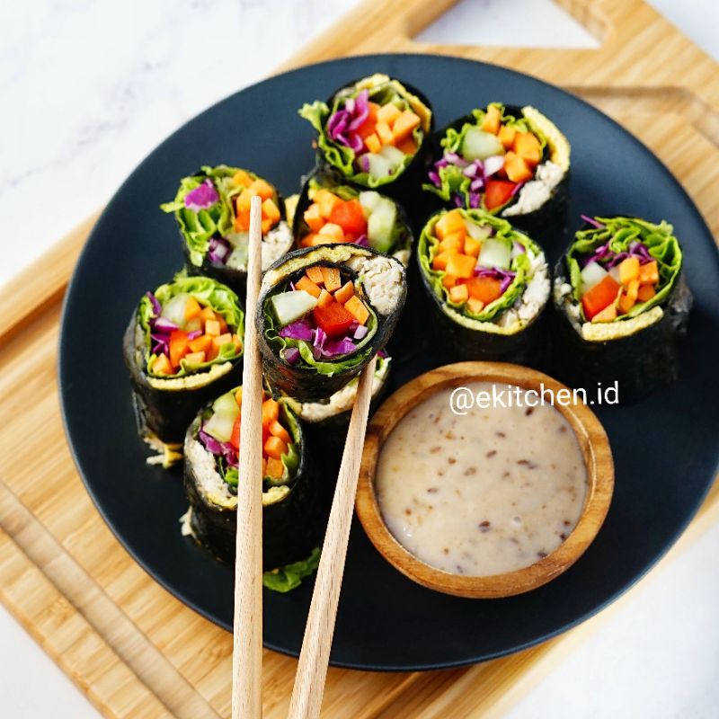 

[PO H-1] Seaweed Roll Salad + FREE Paper Bag + free Ice Gel Pack