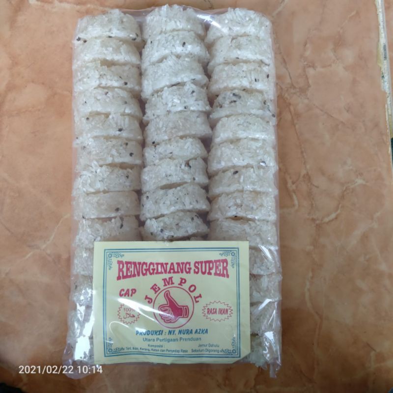 

Rengginang khas madura homed kemasan medium isi 40 biji harga 20rb