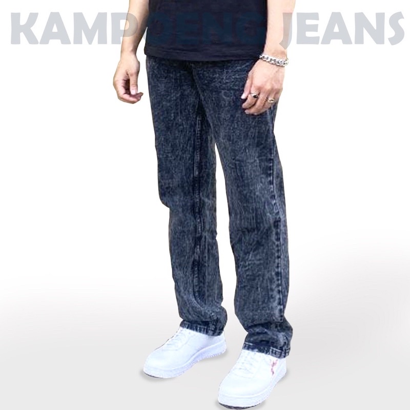 Celana Jeans panjang pria standar reguler 27-38/celana panjang pria reguler berkualitas