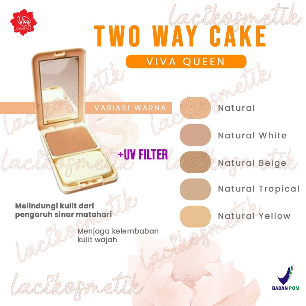 ✨LACIKOSME✨ VIVA QUEEN TWO WAY CAKE | REFILL VIVA QUEEN TWO WAY CAKE BPOM ORIGINAL