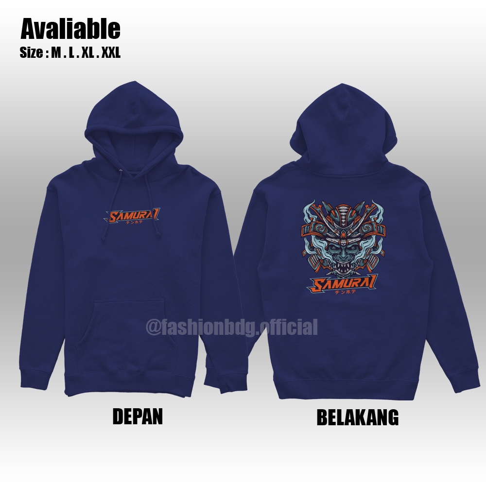 Sweater Hoodie Gambar Samurai Jaket Samurai