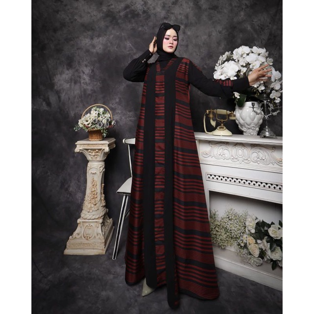 aleeza dress by malda - gamis termurah